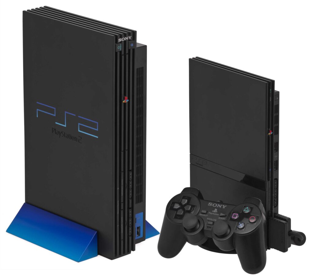 دو مدل از کنسول های PS2