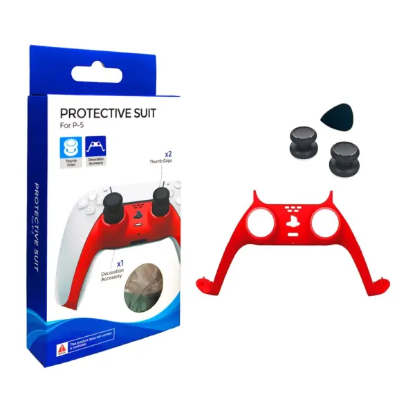قاب رنگی دسته PS5 به همراه سر آنالوگ